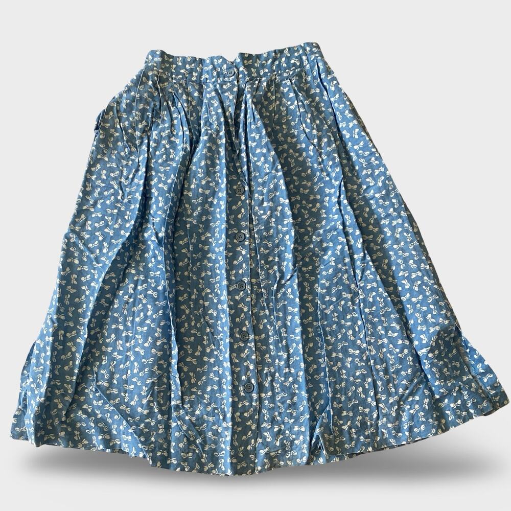 Vintage Classic Directions Midi Skirt